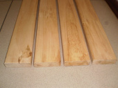 Полок липа (сорт С) 25х90х1800 - 3100 мм